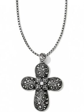 Brighton VINES CROSS Convertible Necklace NWT
